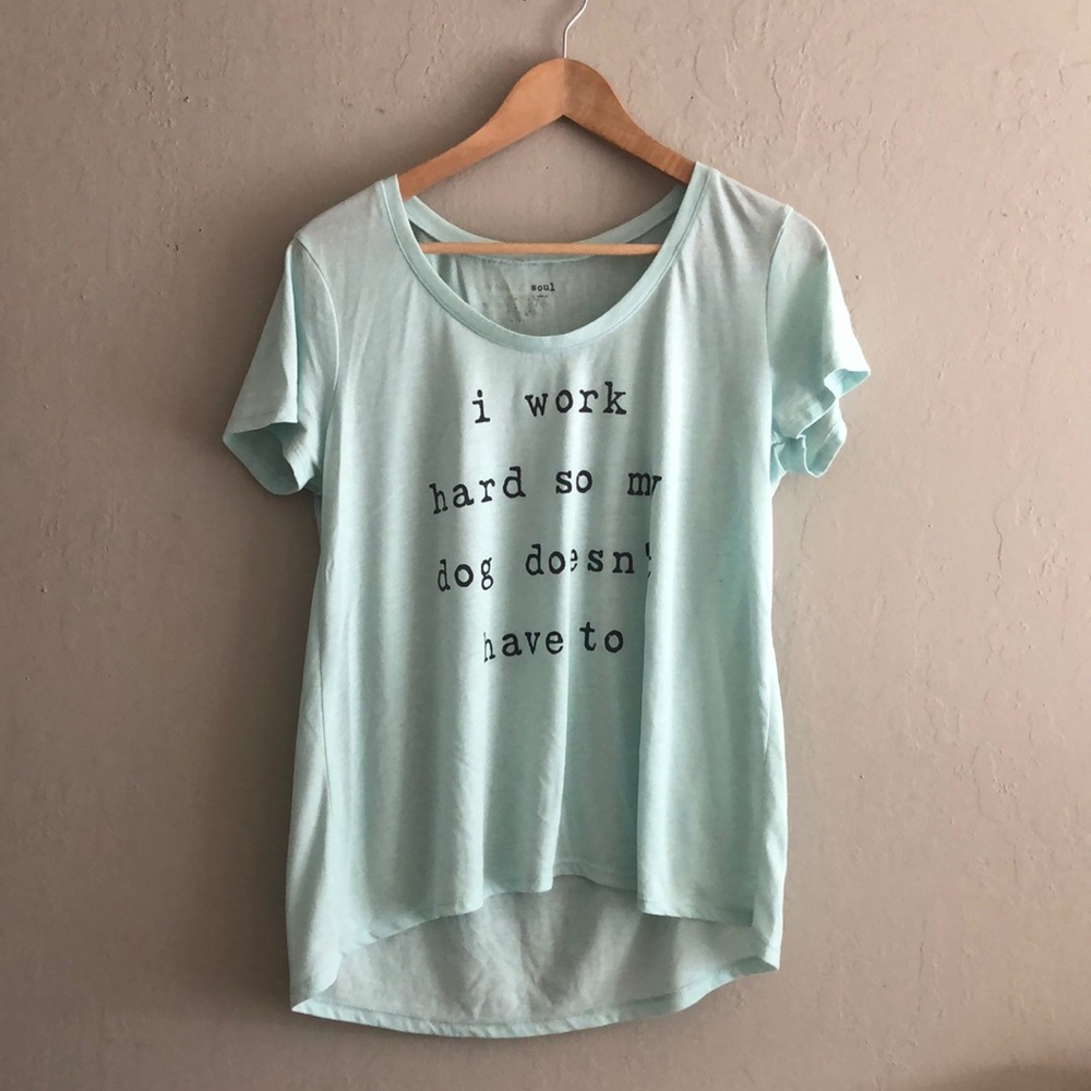 soft, teal sleep t-shirt